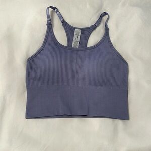 NWOT Balance/Vitality periwinkle sports bra with removable padding